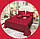 Постільна білизна тенсел Crown Violet Red евро 200х220, фото 3