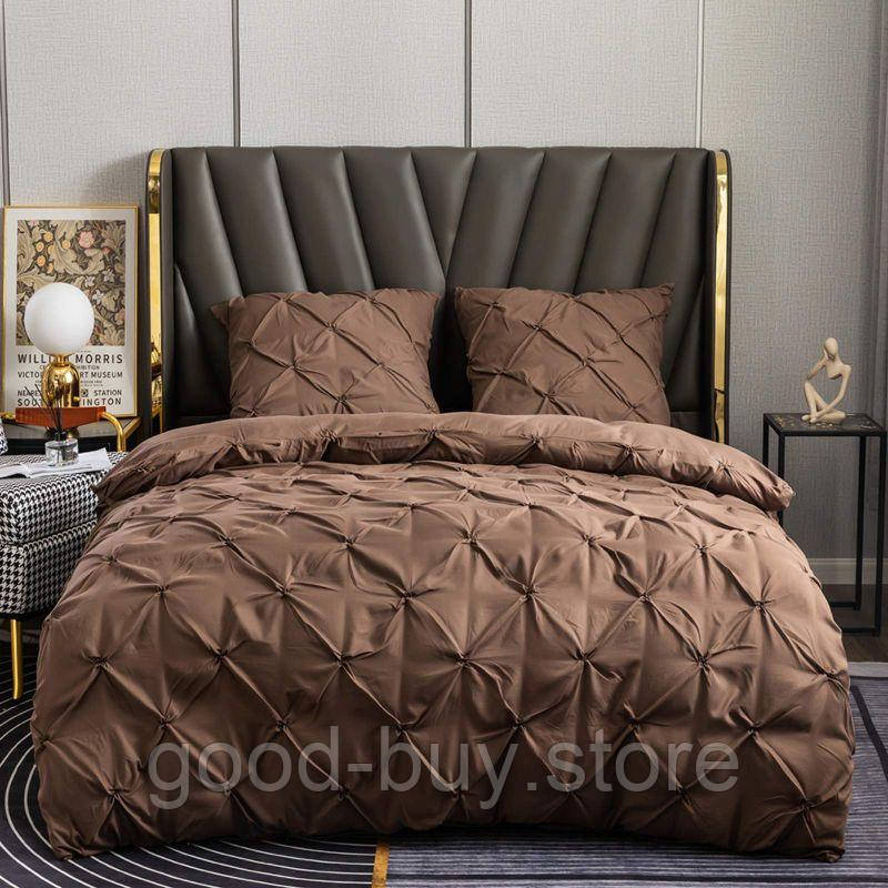 Постільна білизна жатка S&S Brown евро 200х230