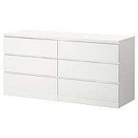 Комод IKEA MALM білий 604.035.84