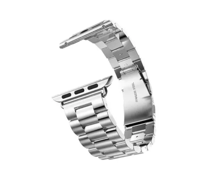 Ремінець сталевий 5 Beats 38/40/41 mm, сріблястий (KG-6903)