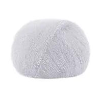 Пряжа Lana Gatto Silk Mohair Lux (с люрексом) 6033 Серый жемчуг