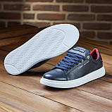 Кросівки Чоловічі Шкіряні Сині, фото 6