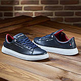 Кросівки Чоловічі Шкіряні Сині, фото 8