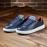 Кросівки Чоловічі Шкіряні Сині, фото 10