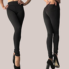 Класичні жіночі лосини (норма) No10П ЧОРНІ