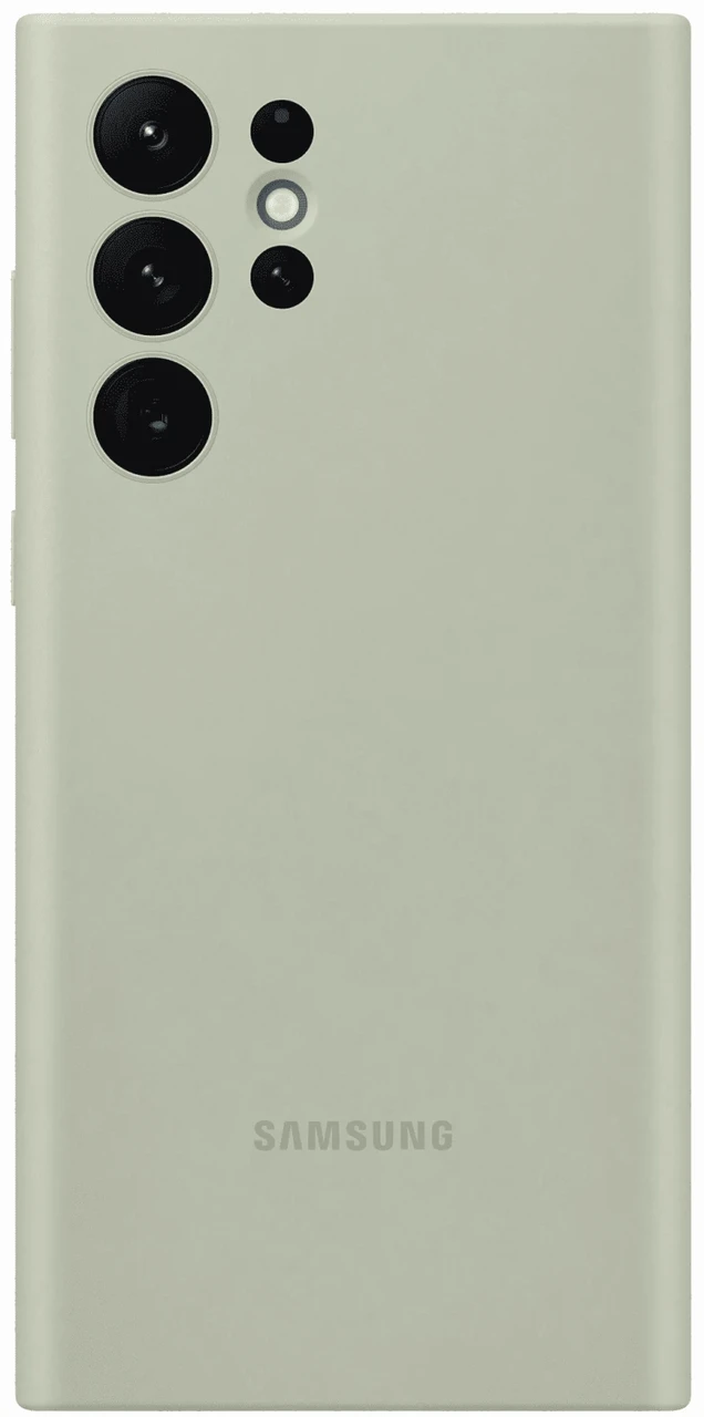 Оригінальний чохол Samsung Silicone Cover Olive Green для Samsung S22 Ultra SM-S908