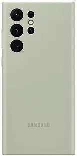 Оригінальний чохол Samsung Silicone Cover Olive Green для Samsung S22 Ultra SM-S908