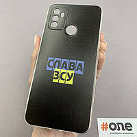 Чехол для Oppo A53 Слава ЗСУ чехол с принтом на телефон оппо а53 черный UKR
