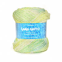 Пряжа Lana Gatto Martinica 30453 Жёлто-зелёный