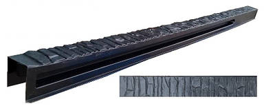 Форма для стовпа розпашна №27 «Піщаник» з пазами. Розміри 120х120х2850 мм