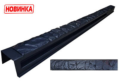 Форма для стовпа розпашна №40 «Великий бут» з пазами. Розміри 120х120х2850 мм