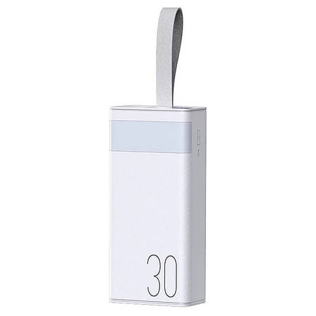 УМБ Power Bank (зовнішній акумулятор) Remax RPP-320 30000 мАг Білий (RPP-320 White), фото 1
