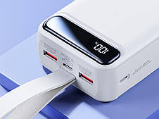 УМБ Power Bank (зовнішній акумулятор) Remax RPP-522 Bole Series 30000 мАг Білий (RPP-522 White), фото 4