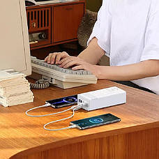УМБ Power Bank (зовнішній акумулятор) Remax RPP-321 50000 мАг Білий (RPP-321 White), фото 4