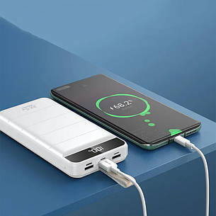 УМБ Power Bank (зовнішній акумулятор) Remax RPP-183 30000 мАг Білий (RPP-183 White), фото 3