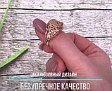 Друкка чоловіча Xuping No11686. Золото рожеве (покриття) 585 проби. 21 розмір, фото 8