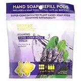Desert Essence, Foaming Hand Soap Pods, Refills, Tea Tree Oil & Lavender, 6 Concentrated Pods, 3.8 fl oz (108, Київ