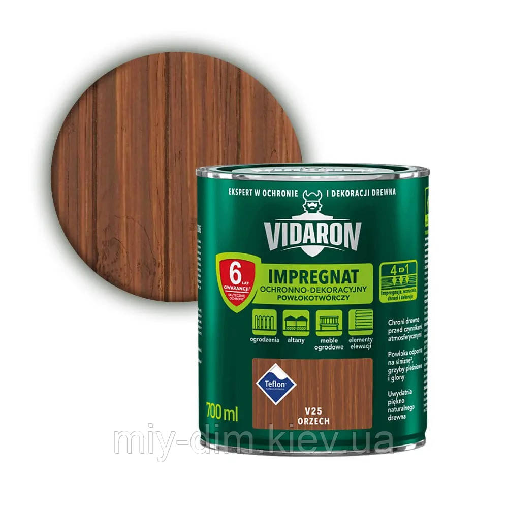 VIDARON impregnat V25 горіх 0,7л PL