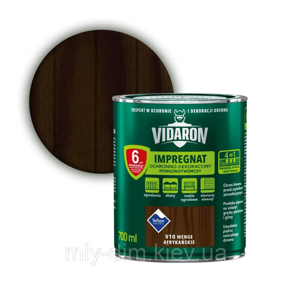 VIDARON impregnat V10 африканське венге 0,7л PL