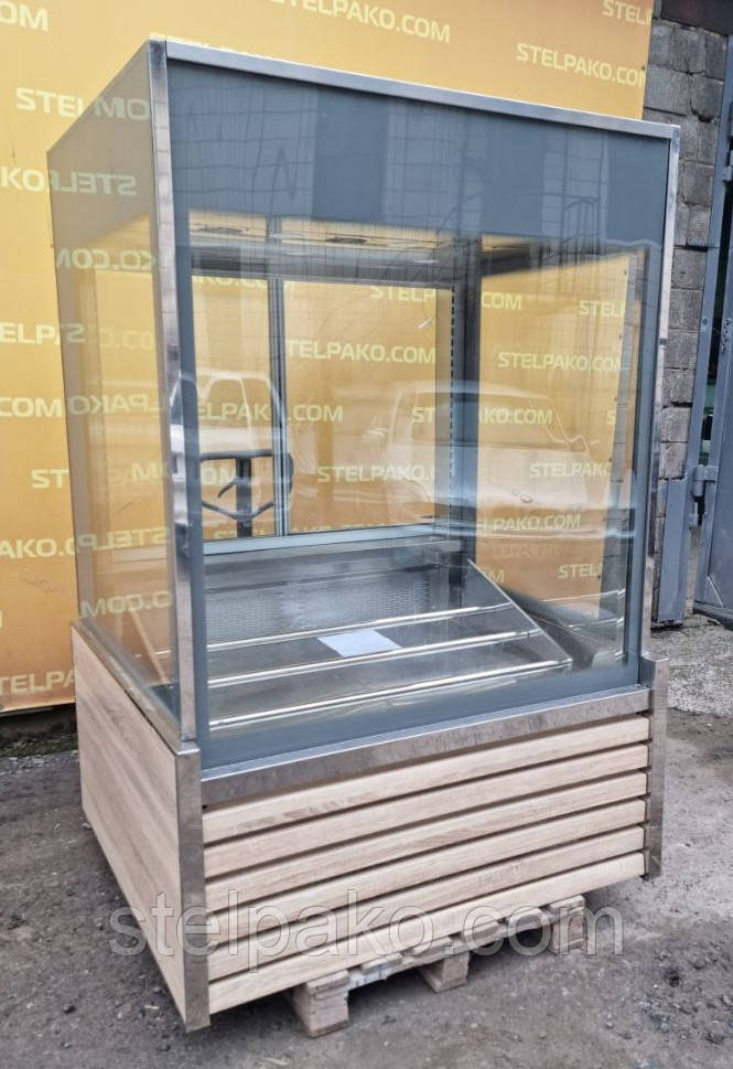 Вертикальна холодильна вітрина «Технохолод Арканзас» 1.35 м., (Україна), для м'яса, Б/у, фото 1