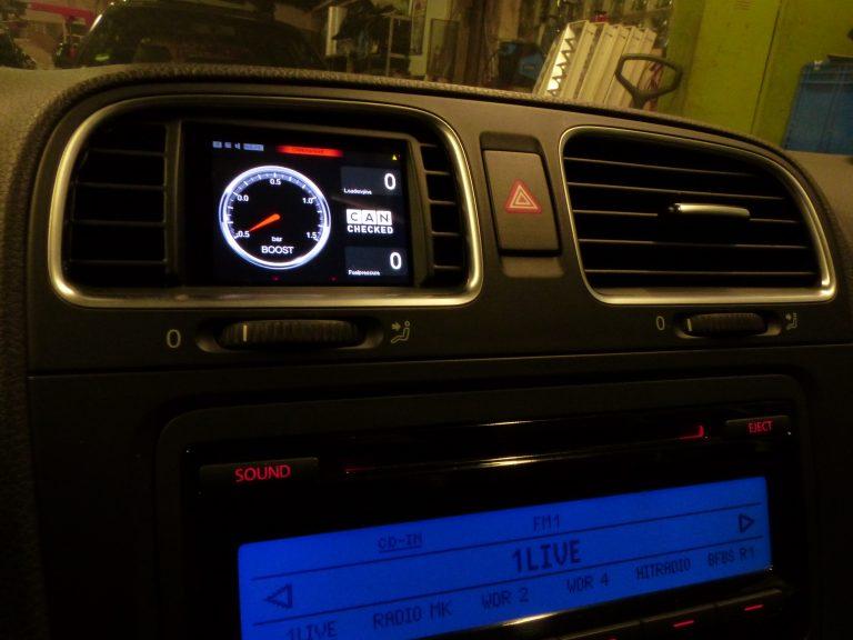 Мультифункціональний дисплей Can Checked — VW Golf MK6