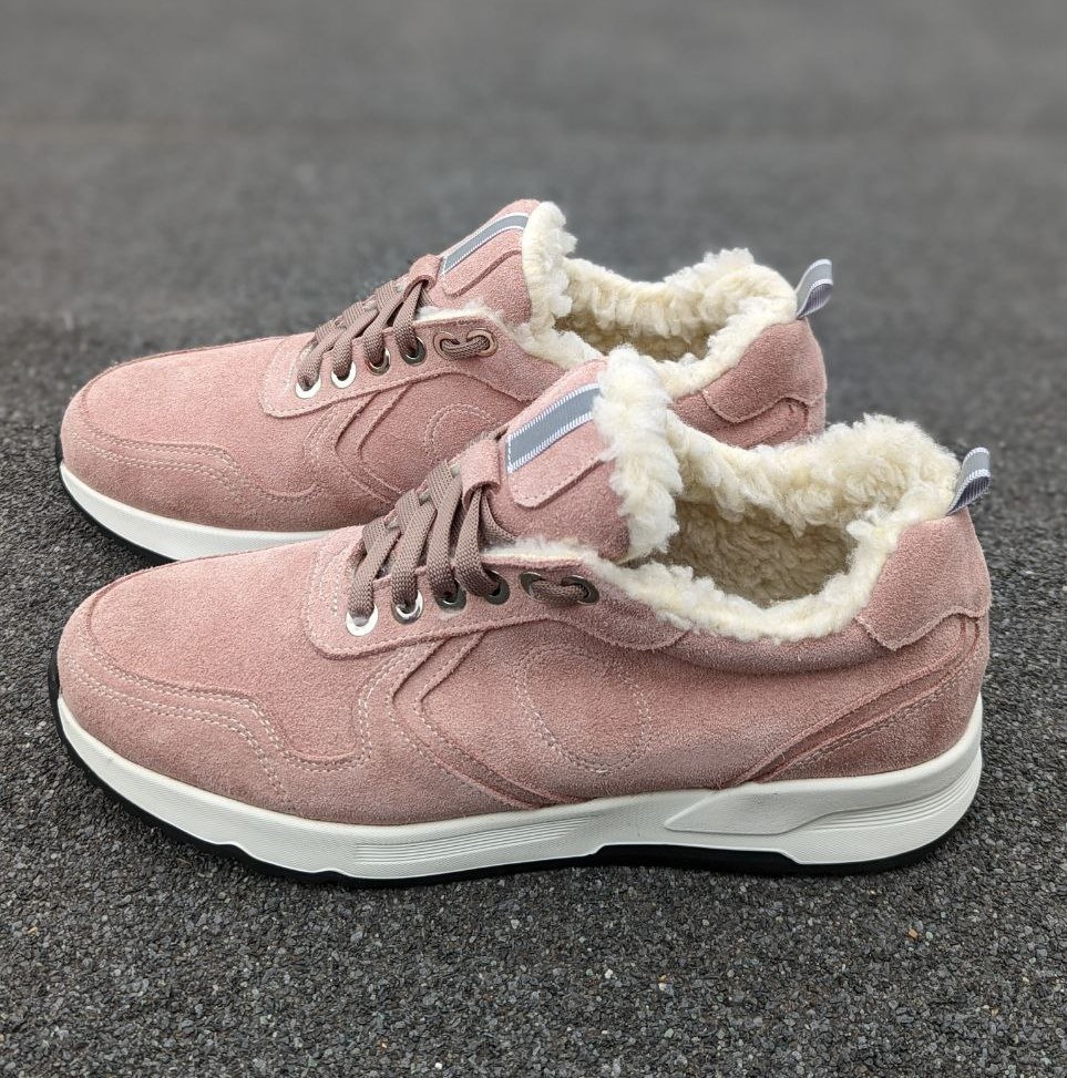 STTOPA зима Розміри 40-45. Кросівки великих розмірів шкіряні. 141-4045-1 Пудра, фото 1