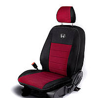 Чехлы на сиденья Хонда Аккорд 7 (Honda Accord 7) (2002-2008) модельные чехлы из автоткани с логотипом