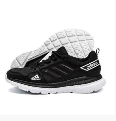 Чоловічі шкіряні кросівки Ads Originals Black, фото 1