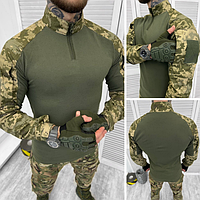 Кофта убакс пиксель (S - XXL) рипстоп Тактическая рубашка мужская военная камуфляжная летняя боевая весна ЗСУ