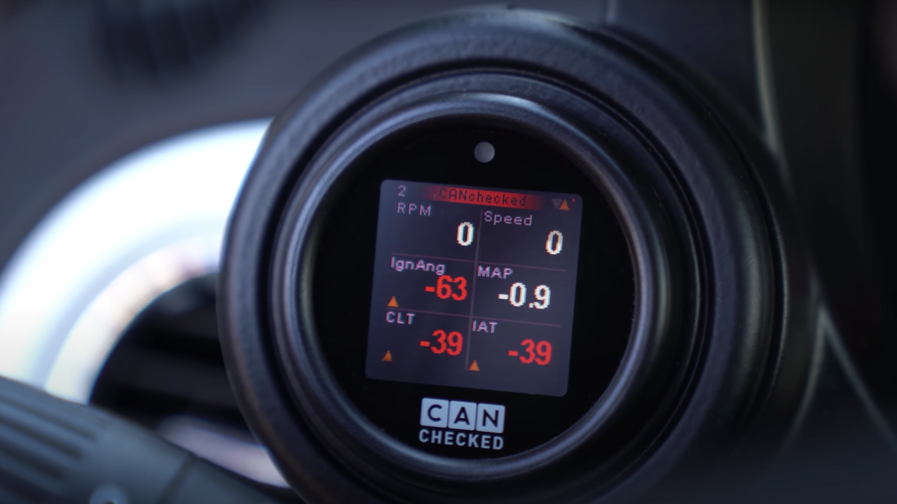 Мультифункціональний дисплей Can Checked — Fiat Abarth 595 (52mm display)