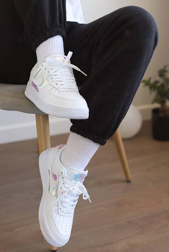 Nike air force hotsell 1 iridescent white