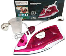 Хороша парова праска Rainberg RB 6306 з керамічним покриттям для прасування одягу