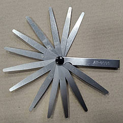 Щуп для вимірювання проміжків, 0.05-1.0 мм, 13 шт INTERTOOL AT-0001