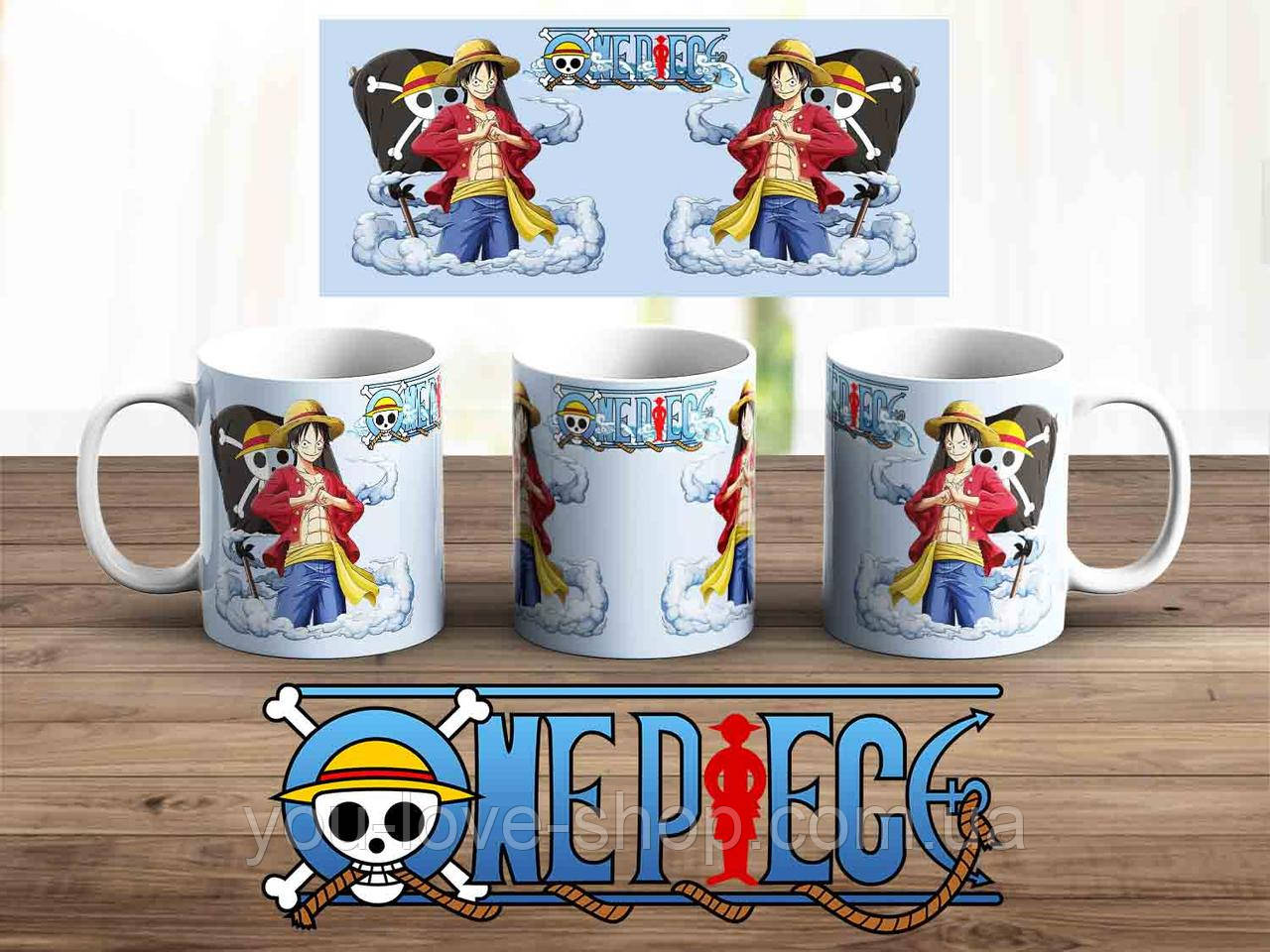 Чашка One Piece "Хмари" / Кружка Ван Піс, фото 1