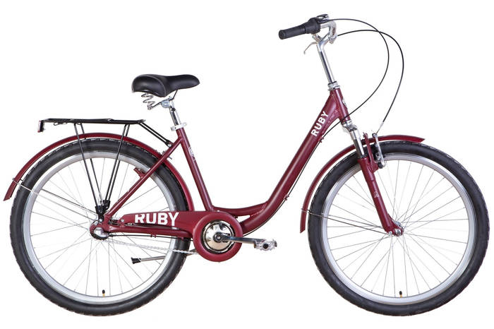 Купить Женский городской велосипед 26" Dorozhnik RUBY AM PH 2022 с ...