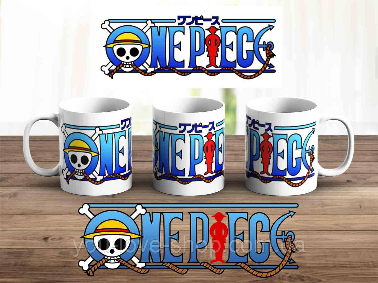 Чашка 330мол One Piece "Логотип" / Чашка 330мол Ван Піс, фото 1