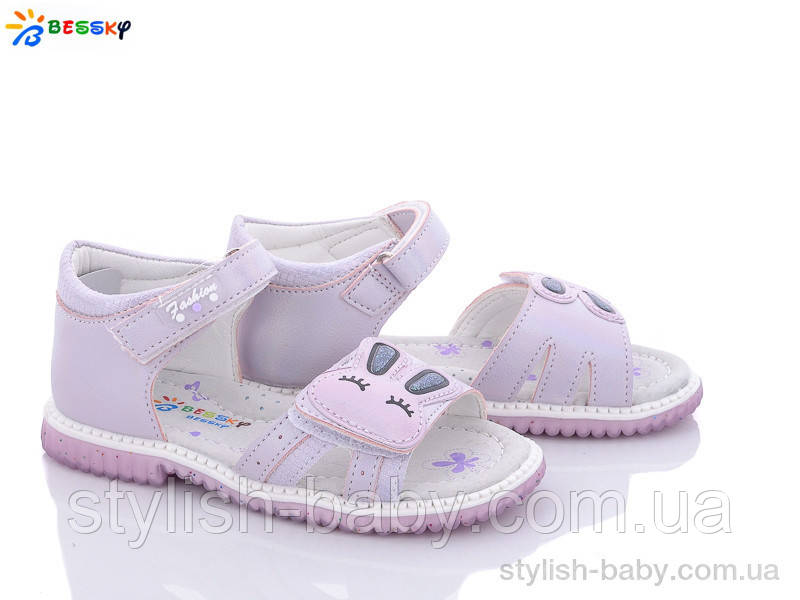Дитяче літнє взуття гуртом. Дитячі босоніжки 2023 бренда Kellaifeng — Bessky для дівчаток (рр. з 26 по 31)