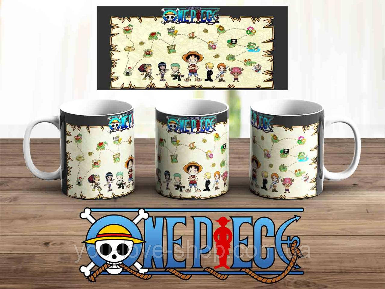 Чашка One Piece "Мапа" / Кружка Ван Піс, фото 1