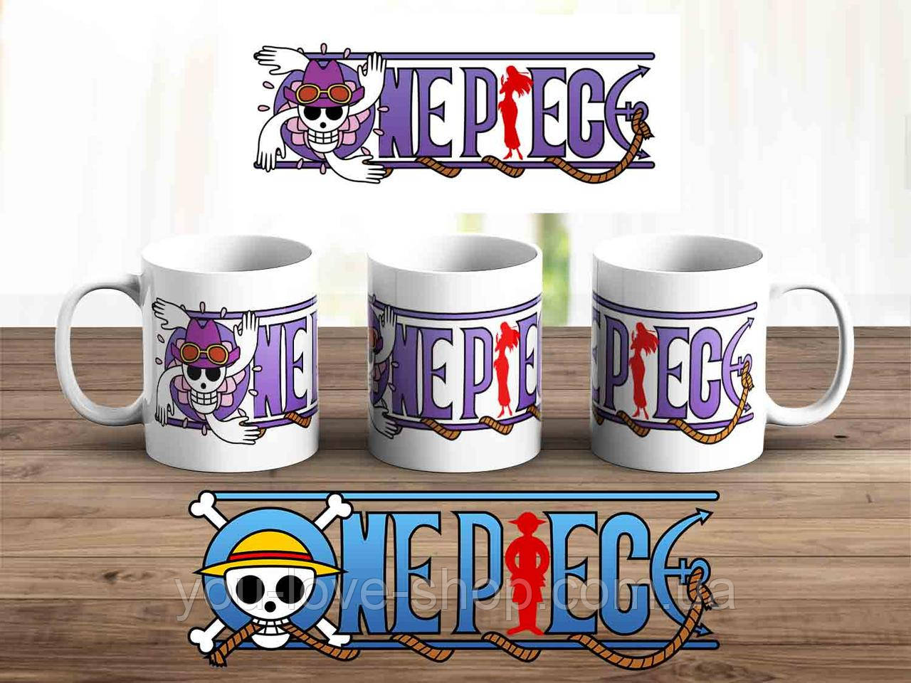 Чашка One Piece "Логотип №2" / Кружка Ван Піс, фото 1