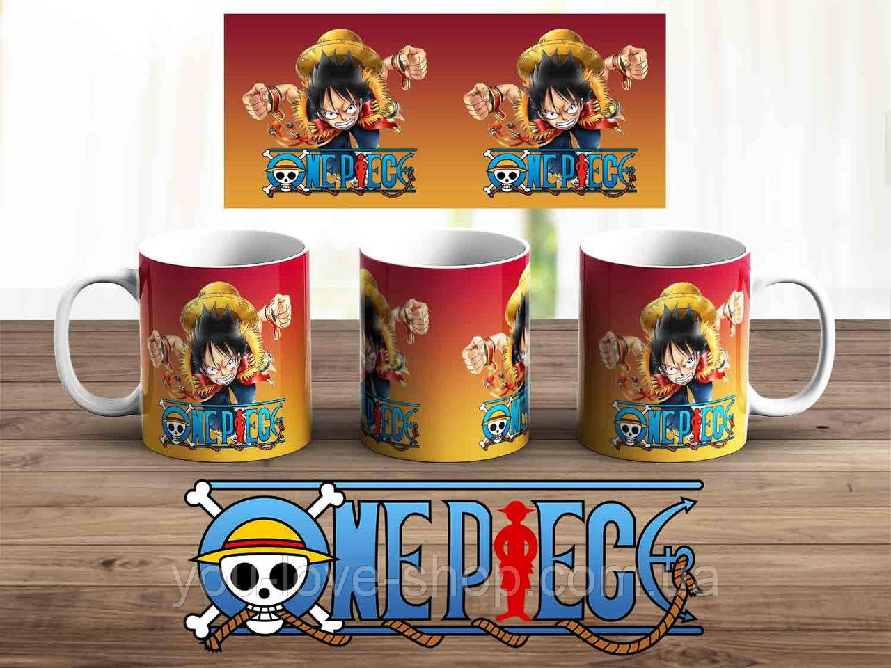 Чашка One Piece "Злість" / Кружка Ван Піс, фото 1