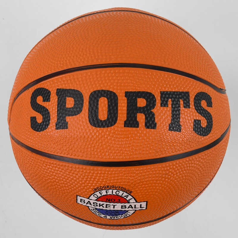 Мяч баскетбольний C 44778 (80) РОЗМІР №3, 4 вида, 280 грамм