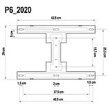 Кронштейн настінний для ЖК LED телевізора 45" - 75" 2020-P6, фото 9