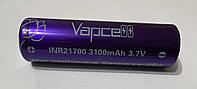 Аккумулятор VAPCELL INR 21700 3100mah 35А, высокотоковый