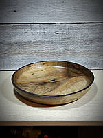 Дерев'яний посуд з Горіха. Дерев'яний піднос, таця для подачі страв Діаметр 29см