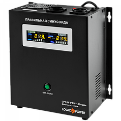 Джерело безперебійного живлення ДБЖ LogicPower LPY-W-PSW-1500VA+(1050 Вт)10A/15A