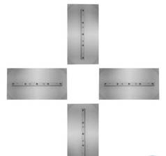 Лопаті затиральні Masalta 600 мм для затирання машини, 4 шт.