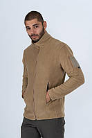 Тактична флісова кофта, койот, Bikatex. Фліска військова койот.