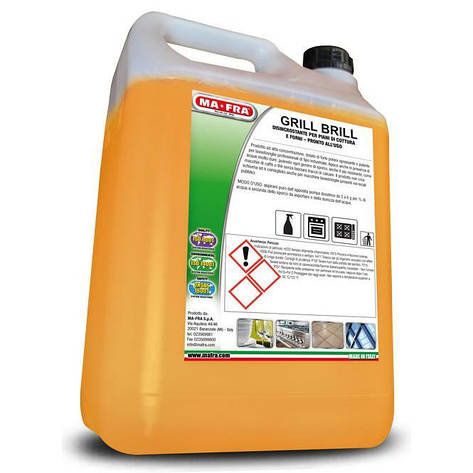 Концентрированное средство против жира и нагара Mafra Grill Brill 5 л Італія, фото 1