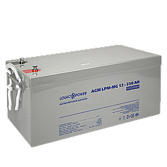 Акумулятор мультигелевий AGM LogicPower LPM-MG 12V — 250 Ah