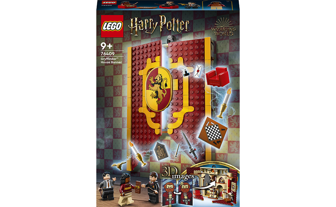 LEGO Harry Potter Прапор гуртожитку Ґрифіндор 285 деталей (76409), фото 1